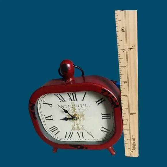 Quartz rustic analog metal tabletop copper color - Picture 6 of 8